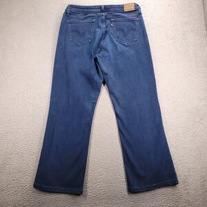 LEVIS 529 Jeans Size 12 Short Curvy Bootcut Mid Rise Stretch Denim 31x28